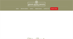 Desktop Screenshot of greenstreettavern.net